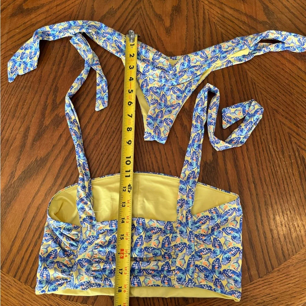 frankies bikinis‎ monarch butterfly print Set